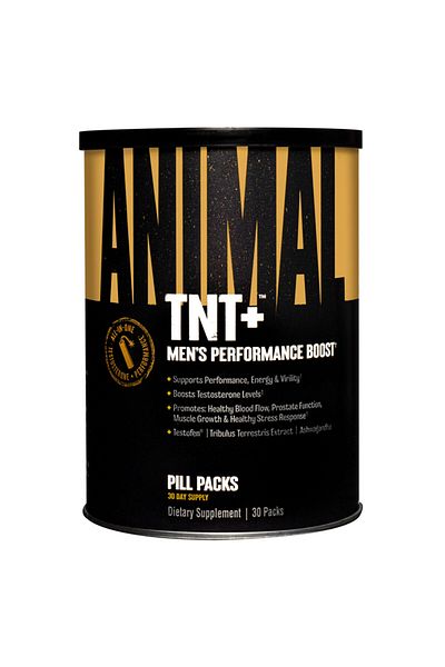 Universal Nutrition Animal TNT+ Men's Testosterone Booster, Support, Adaptogen & Stress Support, Nitric Oxide,