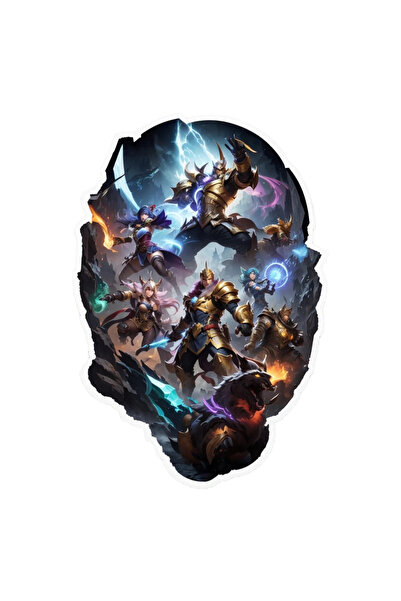 INOVATIX Σετ 8 τεμαχίων, Αυτοκόλλητο Fighters League of legends, INOVATIX®. 6...