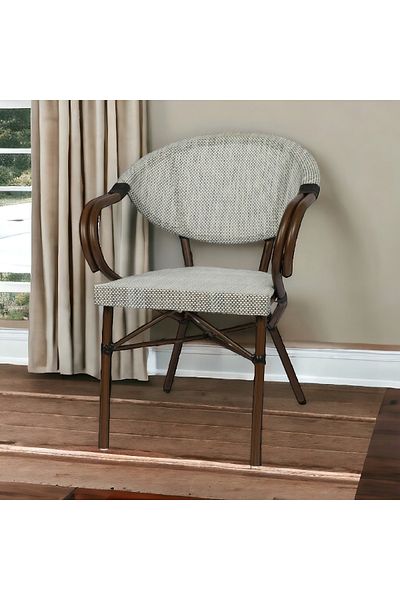rexa Black rattan single chair 82x60x57 cm