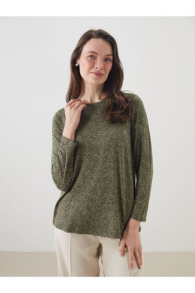 LC Waikiki New Season Crew Neck Pattern Women's T-Shirt - S5Gl16Z8