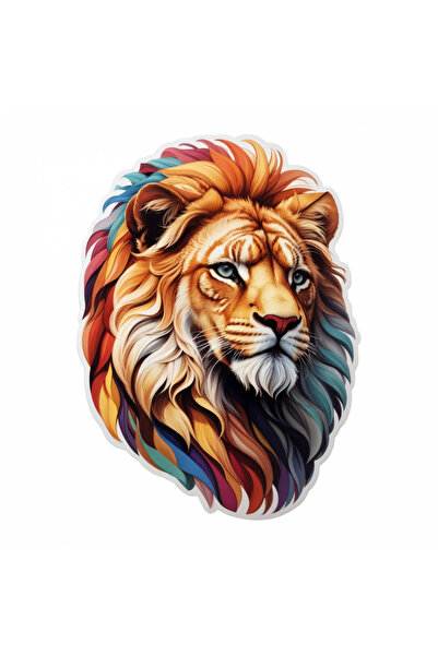 INOVATIX Set de 8 piese, autocolant Leu, simbol al zodiei Leu, INOVATIX®. 6 cm