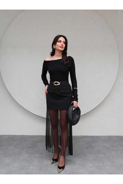 BelezaStore Design Black Mini Skirt Premium Quality City Cool Night Invitation Elegant Sport Daily Night