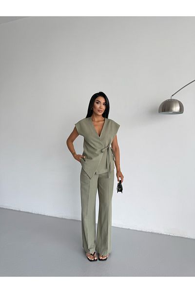 CLB COLLECTION Linen Vest Set