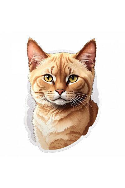 INOVATIX Σετ 8 τεμαχίων, αυτοκόλλητο γάτας Βιρμανίας, INOVATIX®. 6 εκ.