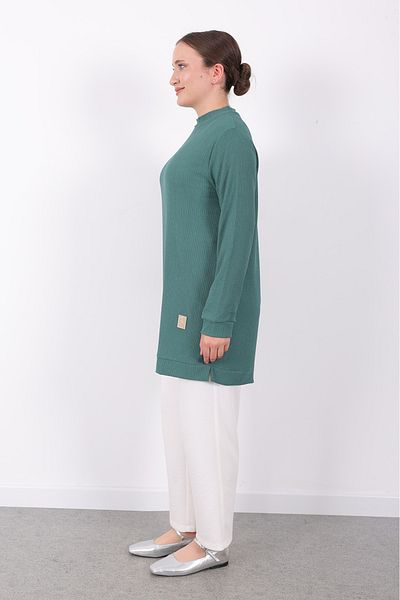Linvey Gift Comfortable Seasonal Daily Wrinkled Fabric Short Sleeve Sports Tunic