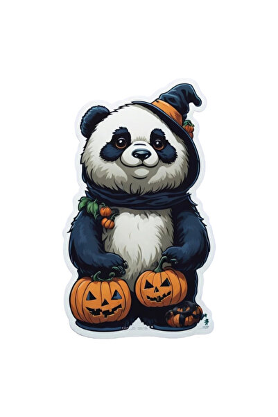 INOVATIX Set de 8 piese, autocolant cu panda costumat de Halloween, INOVATIX®...