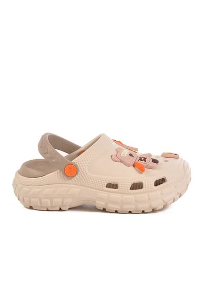 AYAKMOD Ecru Eva Light Girl's Sabo Slippers 960 P-F
