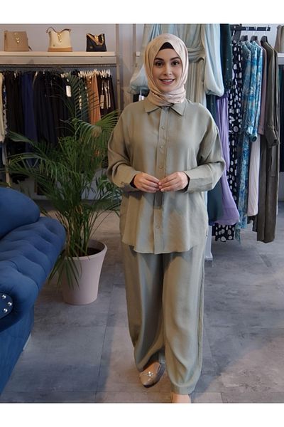 My Magazin Women's Hijab Modal Double Set