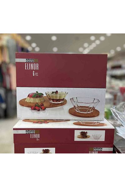 heybecollection 6-Piece Elınor Glass Bowl