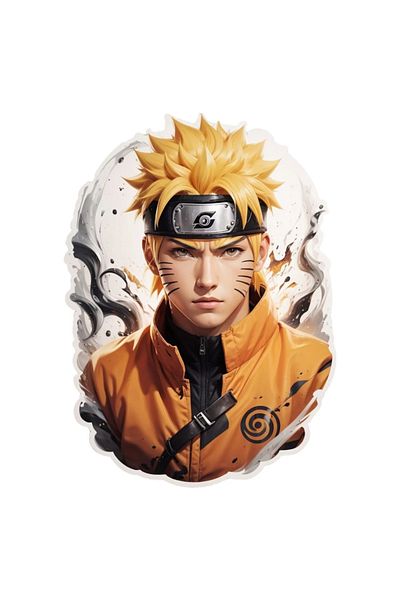 INOVATIX Set of 8 pieces, Naruto Uzumaki Sticker, INOVATIX®. 6 cm