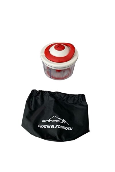 NURGAZ KAMP Hand Rondos Drawstring Chopper 750ml Non-Slip Silicone Base Hand Rondo with Protective Case