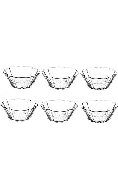 heybecollection 6-Piece Elınor Glass Bowl