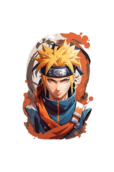 INOVATIX Set of 8 pieces, Naruto sticker, INOVATIX®. 6 cm