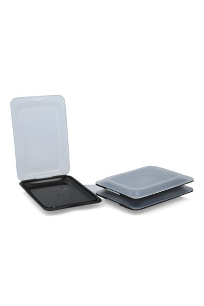 Tatay 3-Piece BPA-Free Food Container Set - Black