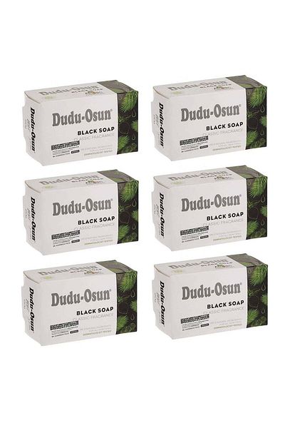 Dudu-Osun® Dudu-Osun Pack of 6 Black Soap - 6x150g
