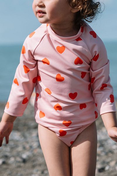 Tuğba Kuğu Uv Protection Long Sleeve Baby Girl Swimsuit