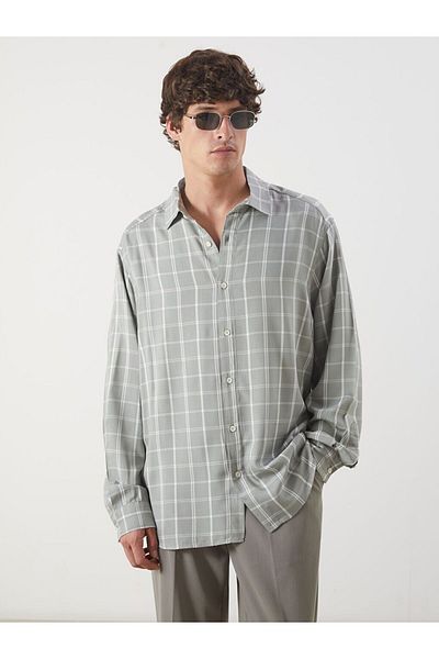 LC Waikiki Lcw Vision Comfortable Fit Long Sleeve Plaid Men's Shirt