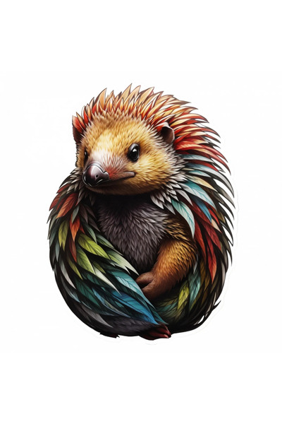 INOVATIX Σετ 8 τεμαχίων, Αυτοκόλλητο Μυθολογικός χαρακτήρας Έχιδνα, INOVATIX®...