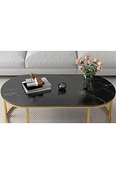 Generic Living Room Coffee Tables Bedroom Oval Side Table Small Apartment Home Furniture Center Table