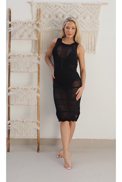 Alorabella Hali Crochet Cover Up Dress