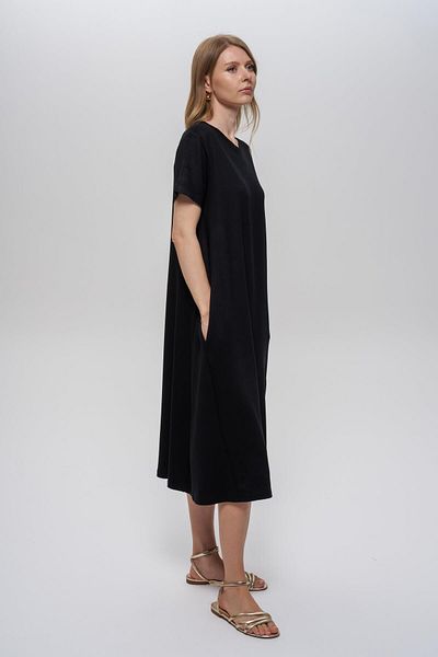 Journey O Neck-Long Combed Cotton Dress