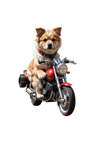 INOVATIX Set de 8 piese, autocolant cățeluș pe motocicletă, INOVATIX®. 6 cm