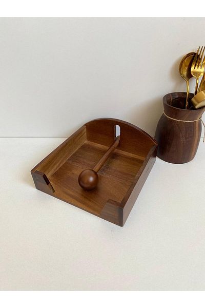 LEONEV Acacia Napkin Rack