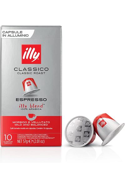 illy Classico Espresso Blend Coffee Capsules, 57 g - Pack of 1