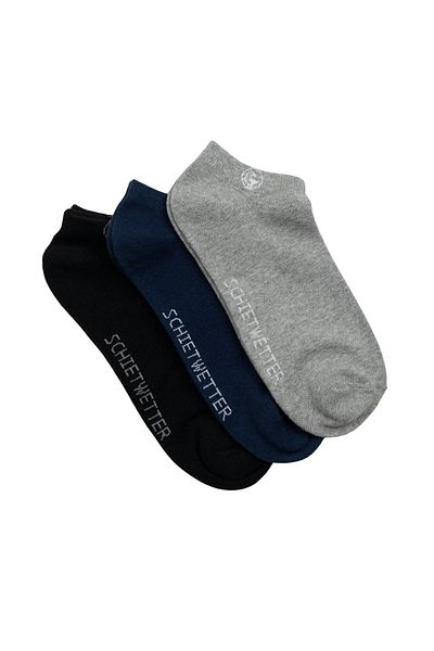 SCHIETWETTER Sneakersocken 3er Pack