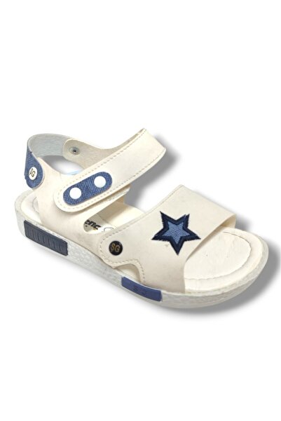 ŞİRİNGENÇ Şiringenç 1542-20 Ανατομικά Σανδάλια Αγόρια Αστέρια Λευκά Μπλε 26-30