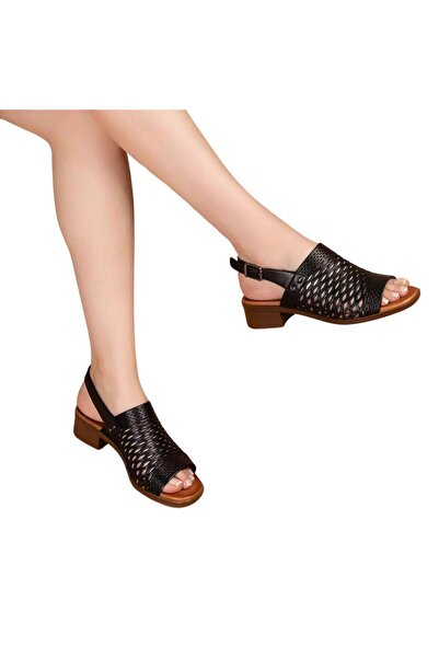 LORRA SHOES 6001 صندل نسائي من الجلد الطبيعي اليومي
