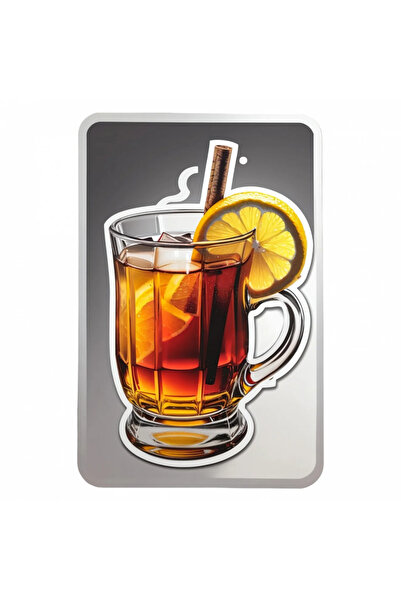 INOVATIX Set de 8 piese, autocolant cocktail hot toddy, INOVATIX®. 6 cm