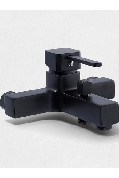 Sardıcı Atlas Black Bathroom Faucet Double Water Inlet Faucet with 5 Years Warranty