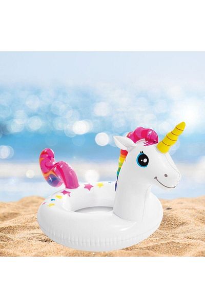 Kelebek Oyuncak Intex 59221 Unicorn Figured Lifebuoy 107 X 58 Cm.