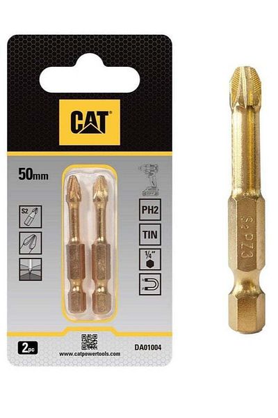 Caterpillar CAT DA01004 PH2 Diamond Tip Torsion Screwdriver Bit 50mm