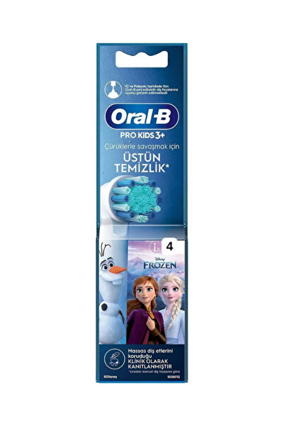 Oral-B Pro Kids Frozen Şarjlı Diş Fırçası Yedek Başlığı 4 Adet (2x2 Paket)