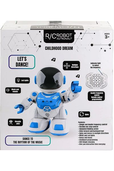 Shem Astronaut Robot Voice Music Remote Control Multi-Function 40cm Tall Giant Robot