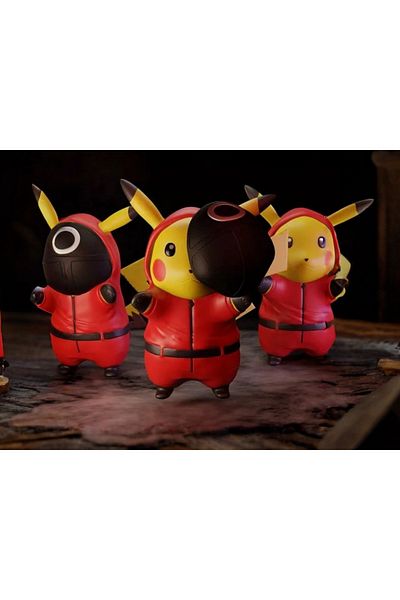 Cochines Squid Game Pokemon Pikachu - 3D Figure 15cm Made of Healthy Petg Material