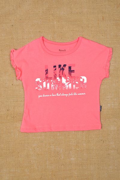 Cabanya 100% Cotton, Summer Beauty Themed, T-Shirt and Shorts Summer Set 3-6 Years