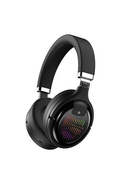 OEM Casti Wireless, Bluetooth 5.0, AUX/TF card/ radio, 250 mAh, BE18, RGB Led, Negru