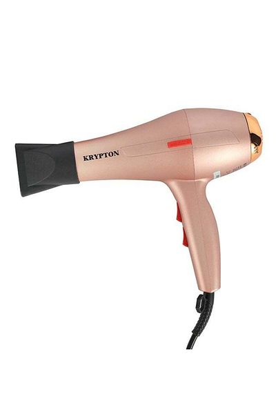 KRYPTON Powerful 1600W Hair Dryer – Fast Drying, 3 Heat & 2 Speed Settings, Quiet Motor