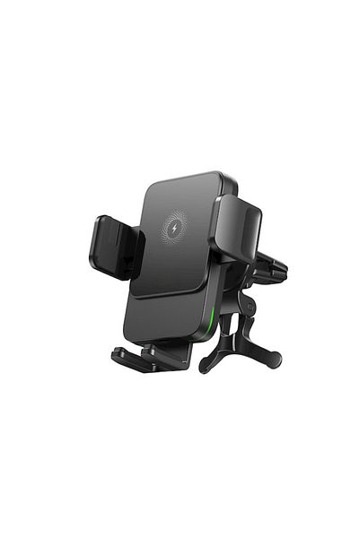 OEM Suport auto cu încărcare wireless 15W, QC 3.0 PD, clemă de ventilație, universal, 4,7-6,7 inci