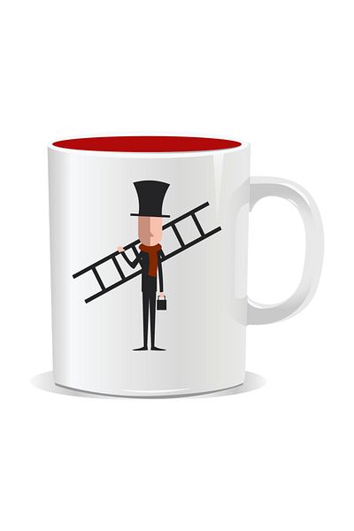 OEM Personalized mug with March 1st message, Cosar - Red interior