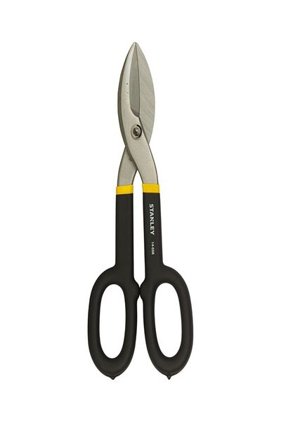 Stanley Non-Slip Grip Straight Bi-Material Tin Snips