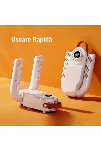 Influential Tech Premium electric dryer for shoes, socks and gloves, portable, timer, automatic shut-off, white