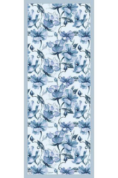 TUA İPEK ȘAL DE PERLE din mătase organică de viscoză - Motiv floral