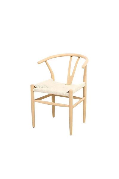 rexa Solid Wood Dining Chair with Braided Rope - 45 x 48 x 75 cm
