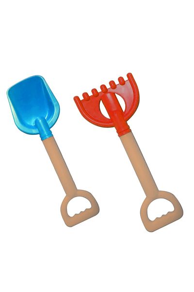 KingKids King Kids Rake Red Shovel Blue