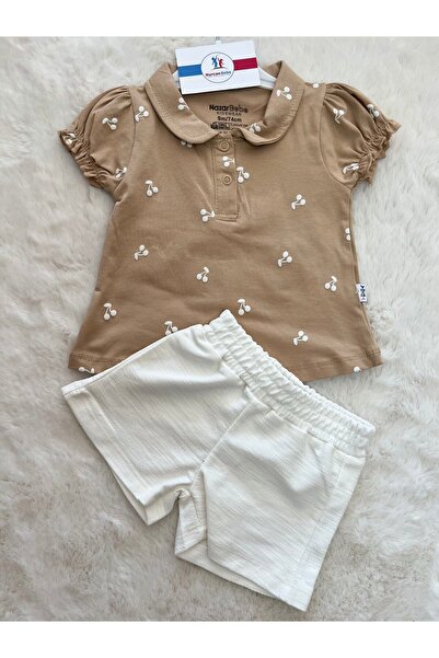 nazar baby Kiraz Baskılı İkili Takım