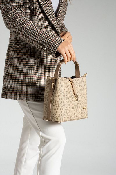 Just Polo JP New Season Original Just Polo 4 Compartment Medium Size Classic Sports Model Women's Shoulder Bag and Handbag